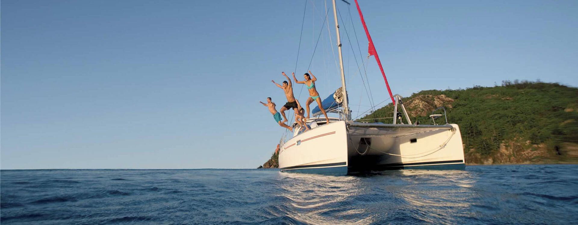 Boat—People-jumping-off Boat---People-jumping-off